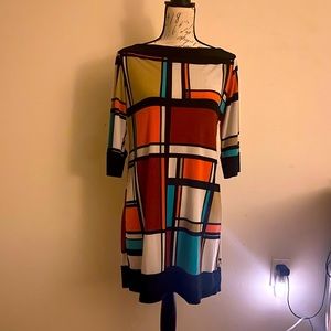 Multicolored dress by SOHO Apparel. Size 6P